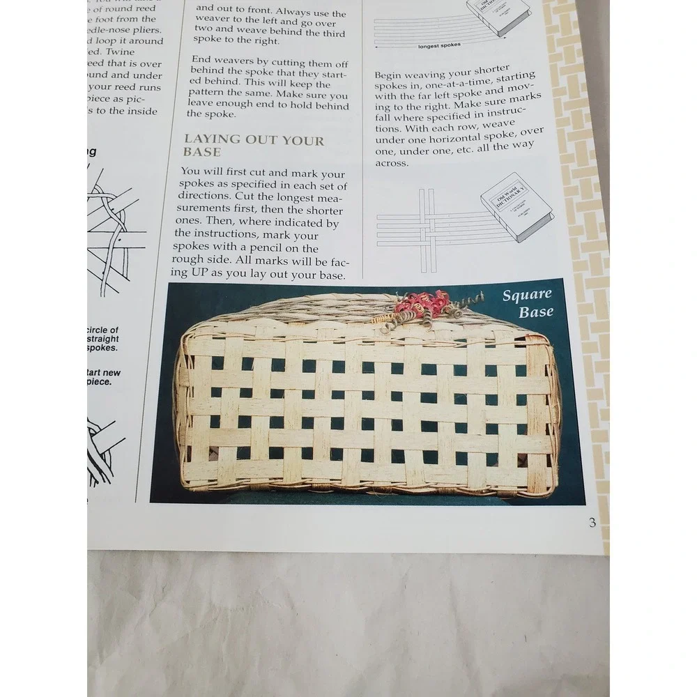 Basket Weaving Room By Room Kitchens & Bathrooms Kathie Ballard 1994 Pattern Bk